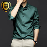 Men's Shirt Long Sleeve Non iron Wrinkle Resistant Business Dress